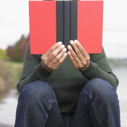 管理人の読書風景
